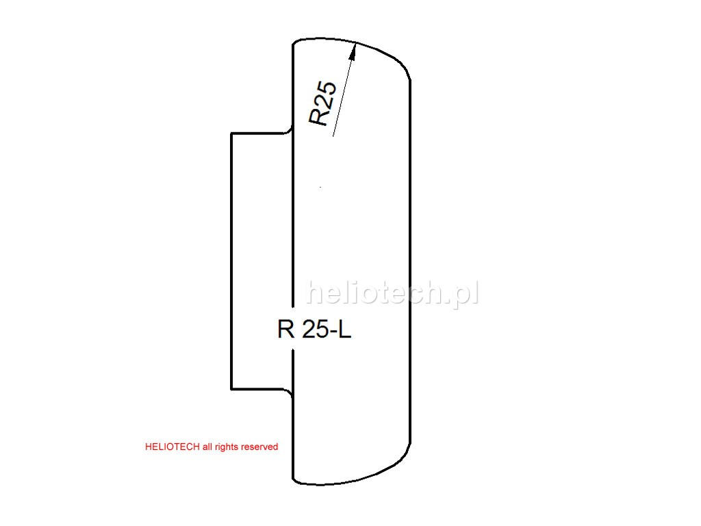 DE w KA 1024x768 Rollenstreckmaschine Formrolle Zeichnung R 25 mm geschintten